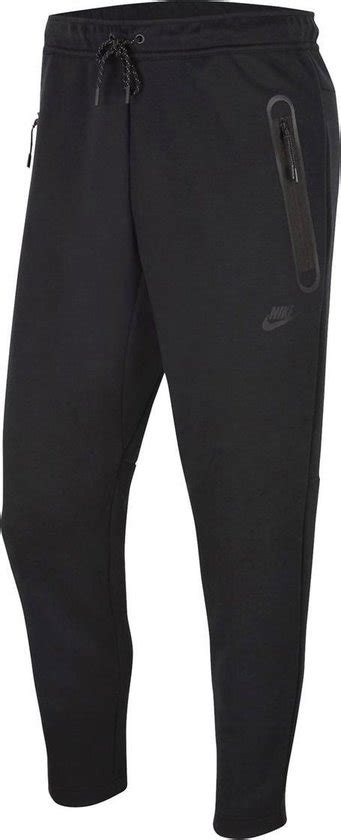 nike tech fleece pak heren zwart|Nike tech broek zwart.